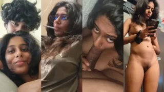 Indian Slim Babe Blowjob Hard Fucking In Doggy Video HD